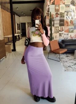 Princess Polly Ayana Maxi Skirt Purple