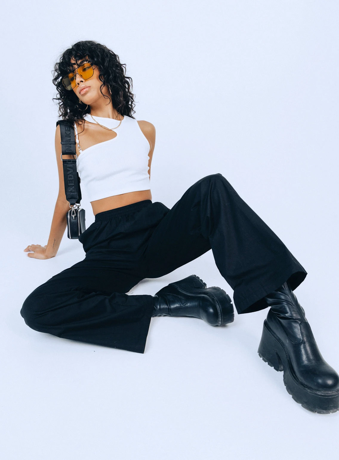 Princess Polly Lista Elastic Pocket Pants Black 1 Princess Polly Lista Elastic Pocket Pants Black