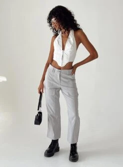 Princess Polly As You Were Cargo Pants Grey