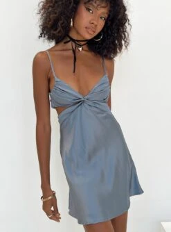 Princess Polly Mathers Mini Dress Blue