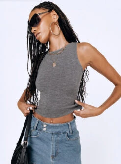 Princess Polly Shaina Top Slate