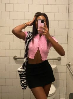 Princess Polly Selby Mini Skirt Black -Chic Clothing Shop 0 modelinfo chanelmckinsie us6