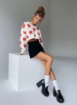 Princess Polly Selby Mini Skirt Black