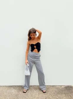 Princess Polly Vinnie Pants Grey