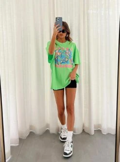 Scuba Paradise Oversize Tee Green
