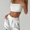 Princess Polly Huxley Short Set White