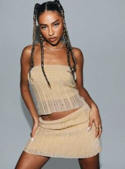 Princess Polly Macaulay Knit Mini Skirt Beige 15 Princess Polly Macaulay Knit Mini Skirt Beige -Chic Clothing Shop 0 modelinfo lola us4 7dfbc694 786a 4930 9cec 3b4758230fa5