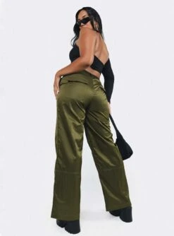 Princess Polly Parkham Utility Pants Khaki