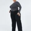 Titius Pants Black Curve