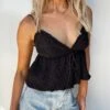 Princess Polly Kellan Top Black