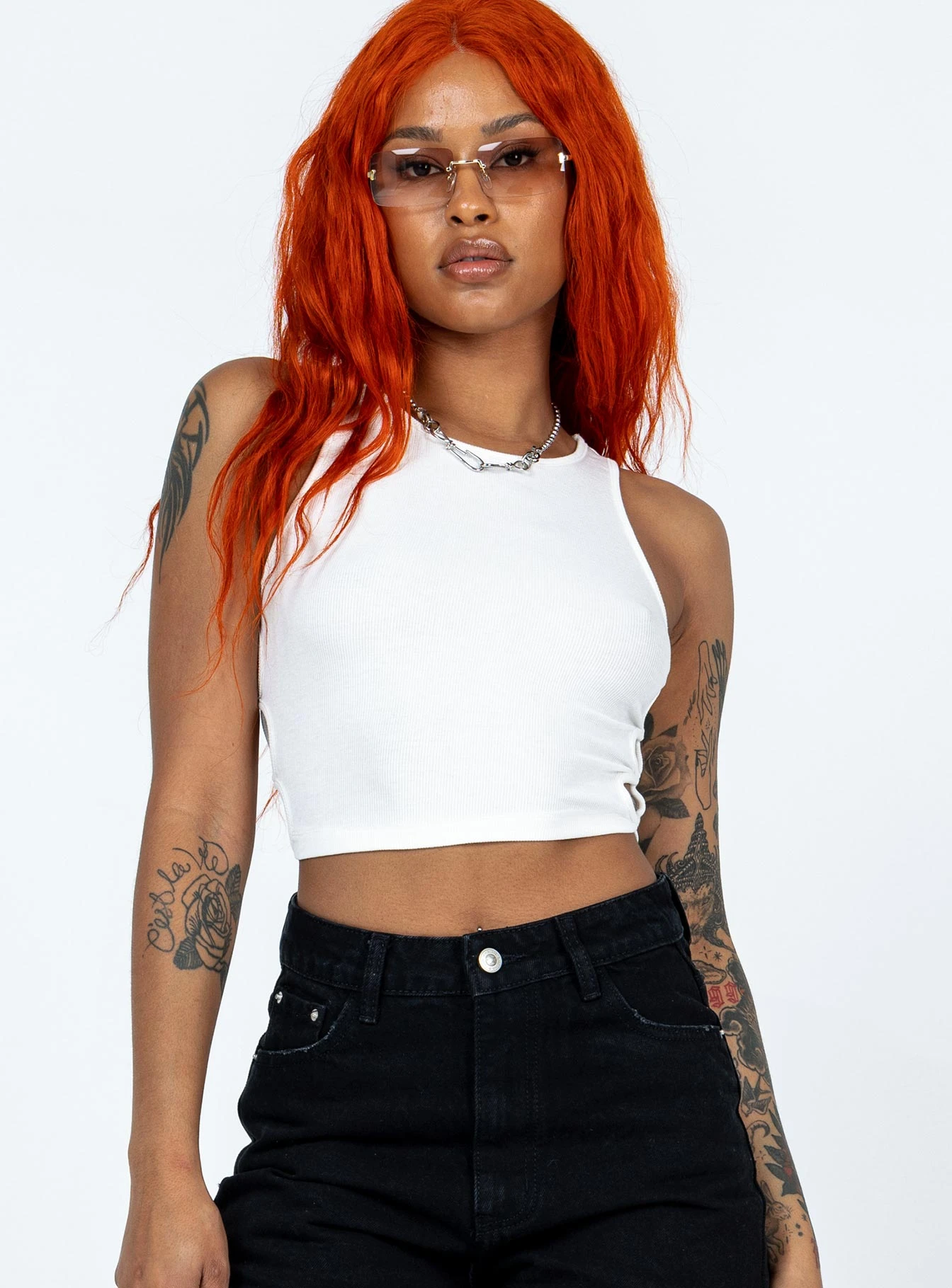 Princess Polly Aster Top White 2 Princess Polly Aster Top White - Image 2