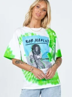 Bob Marley Oversized Tee White 8 Bob Marley Oversized Tee White -Chic Clothing Shop 1 modelinfo Emma Leigh us4 c8fd1584 d0b6 4741 9bca 440f67bd582e