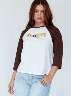 Motel Nexo Tee Cowgirl Brown