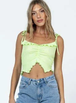 Princess Polly Zoukas Top Green