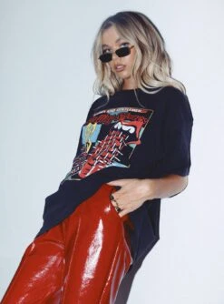 Princess Polly The Rolling Stones Voodoo Lounge Tee Black