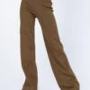Princess Polly Byrone Knit Pants Brown