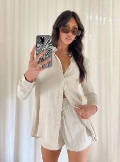 Princess Polly The Chloe Set Beige