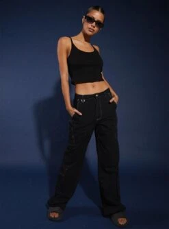 JGR & STN Christina Cargo Pant Black