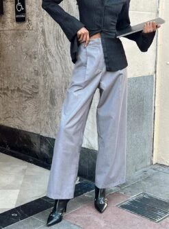 Princess Polly Mullholland Pants Slate