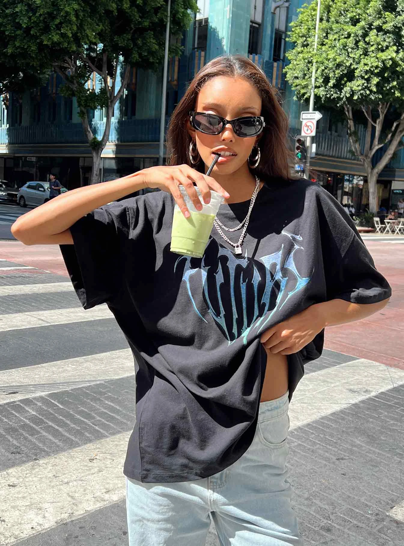 Future Oversize Tee Black 1 Future Oversize Tee Black