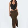 Erika Midi Skirt Brown