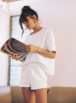 Princess Polly Cammie Knit Set White