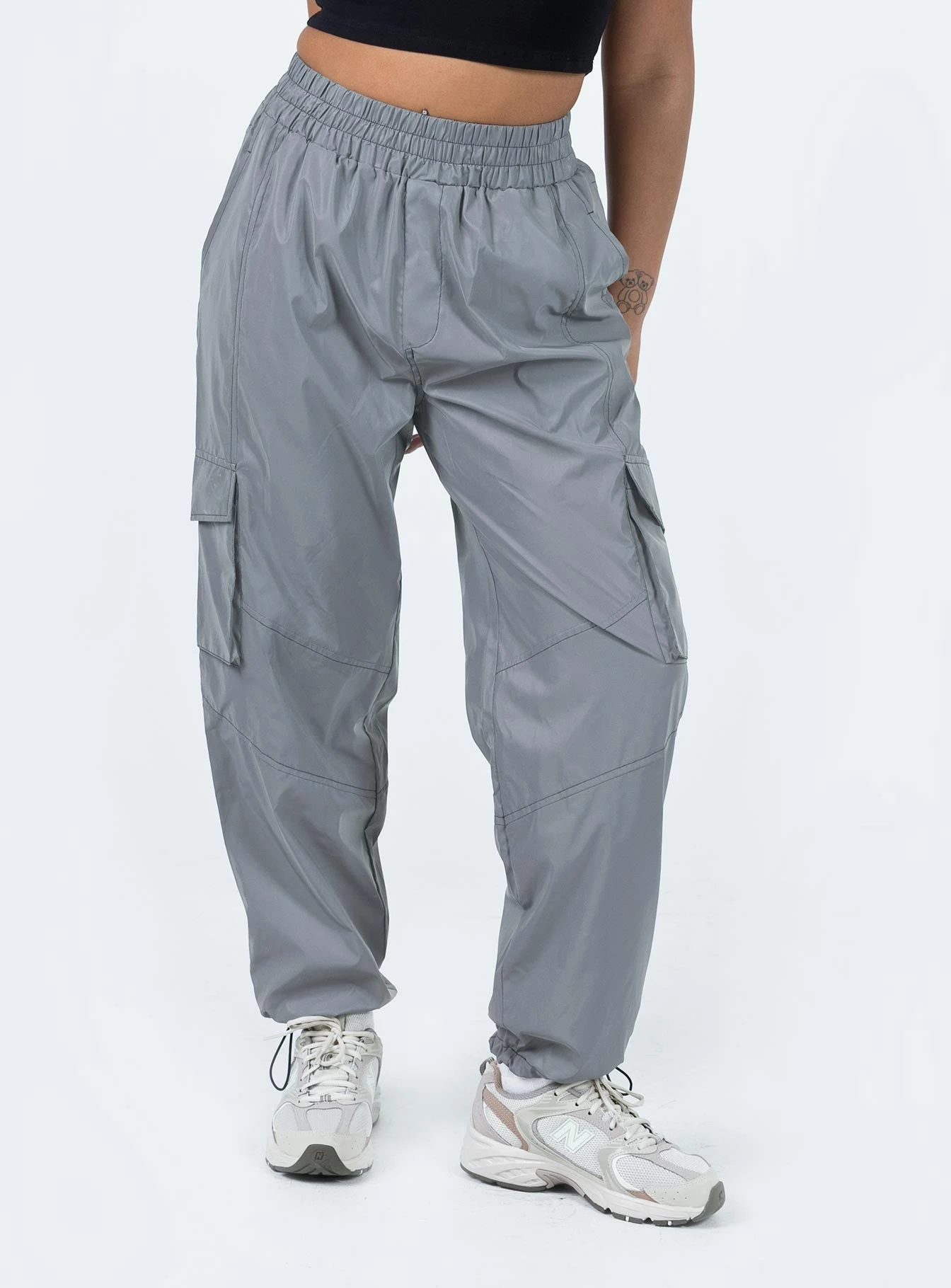 Princess Polly Renni Pants Grey 2 Princess Polly Renni Pants Grey - Image 2
