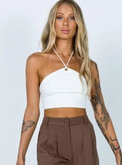 Princess Polly Matilda Top White