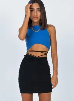 Princess Polly Dom Mini Skirt Black -Chic Clothing Shop 1 9f7fd4dc 3f57 4cbe b192 5af3b322f362