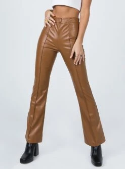 Princess Polly Braden Pants Brown -Chic Clothing Shop 1 d6fcff00 b793 4e42 ab64 800d5122aad0