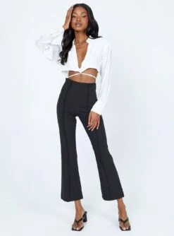 Princess Polly Tarana Pants Black 7 Princess Polly Tarana Pants Black -Chic Clothing Shop 2 modelinfo Tori us2 ec967ef2 171e 4ece 94ca 0cb9919af3b7