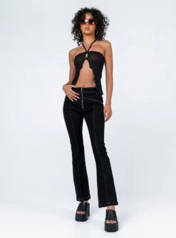 Zia Flare Pants Black 10 Zia Flare Pants Black -Chic Clothing Shop 2 modelinfo bella us2 b0904474 9224 471f 9668 0a20ec16d4f9