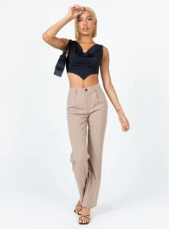 Princess Polly Titius Pants Beige -Chic Clothing Shop 2 modelinfo casandra us2 992e9407 a06c 47f1 a452 6fb10b8b8229