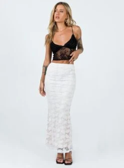 Princess Polly Azra Maxi Skirt White -Chic Clothing Shop 2 modelinfo cathlin us2 a95e7bdf b1e5 4267 9162 f5d4b873ac0d