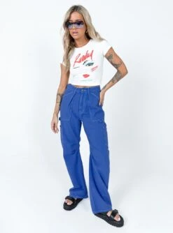 Princess Polly Runway Baby Tee White -Chic Clothing Shop 2 modelinfo cathlin us2 c6f2eb4d 325e 4fd0 b5e3 214e0481735b