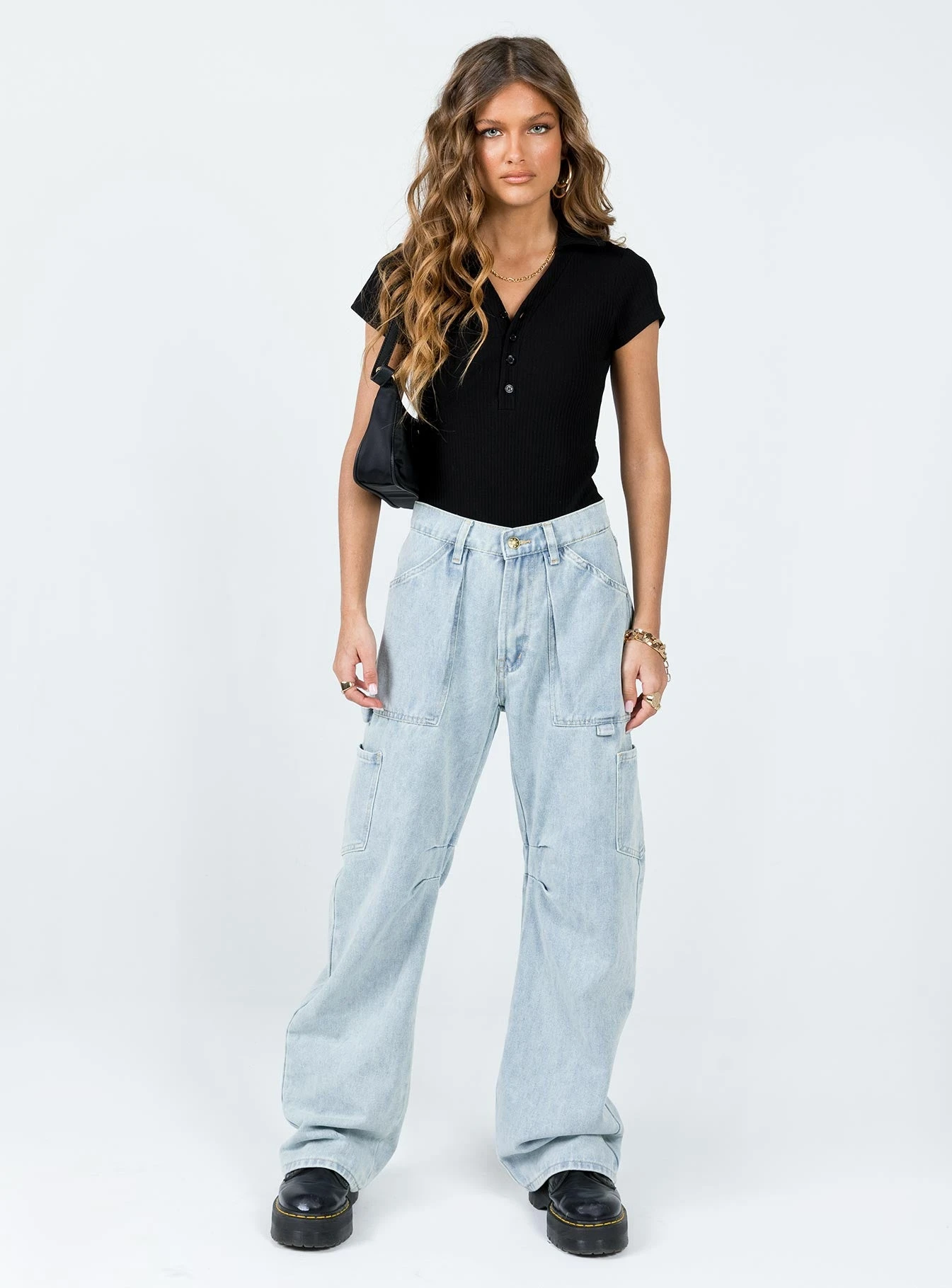 Princess Polly Montrose Bodysuit Black 2 Princess Polly Montrose Bodysuit Black - Image 2