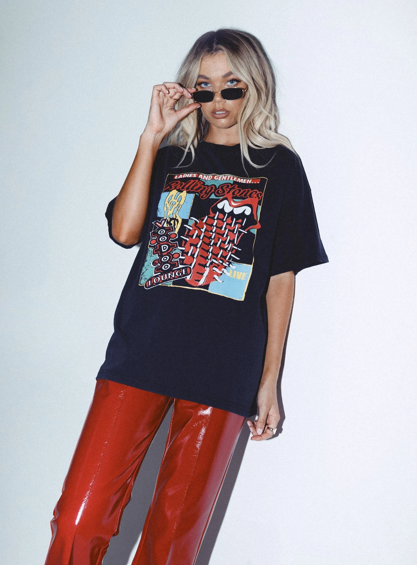 Princess Polly The Rolling Stones Voodoo Lounge Tee Black 2 Princess Polly The Rolling Stones Voodoo Lounge Tee Black - Image 2