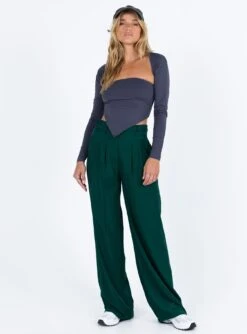 Princess Polly Kacey Pants Forest Green -Chic Clothing Shop 2 modelinfo grace us2 adfddf40 3236 463d 8a15 0e2023db3d55