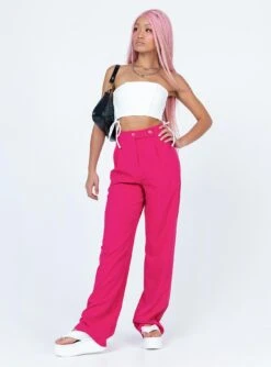 Princess Polly Lottie Pants Pink -Chic Clothing Shop 2 modelinfo jayechelle us4 c3eafcce 2a37 44fe 89fd d35b5dfa661c