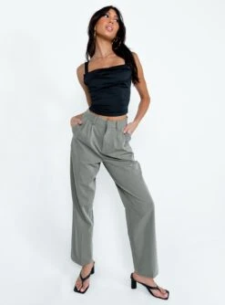 Princess Polly Codi Pants Grey -Chic Clothing Shop 2 modelinfo josephine us2 36c2a7b7 6514 4c3d 837b 7cc358178358