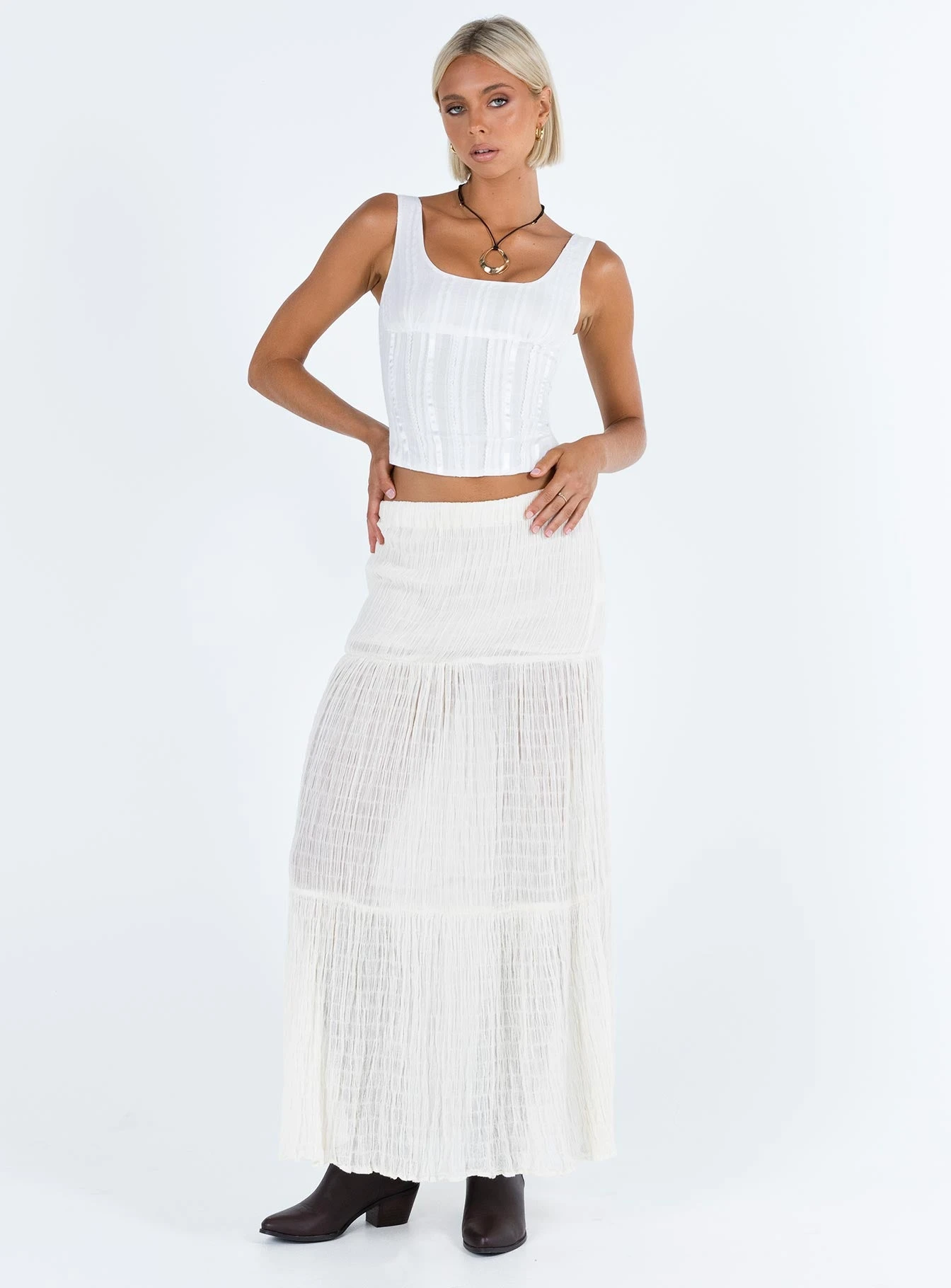 Princess Polly Lorinda Top White 3 Princess Polly Lorinda Top White - Image 3