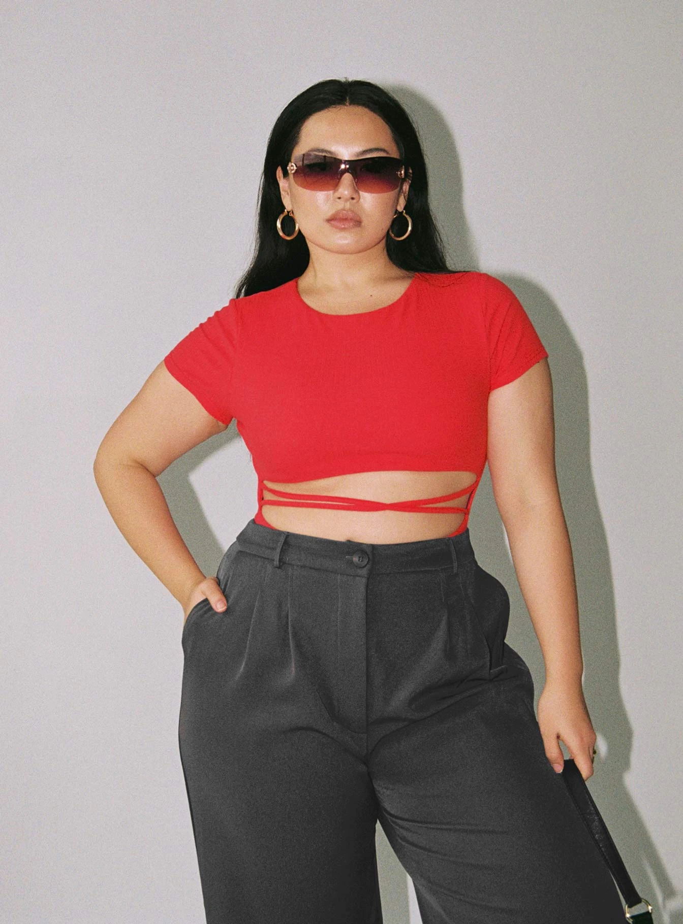 Nicola Bodysuit Red Curve 2 Nicola Bodysuit Red Curve - Image 2