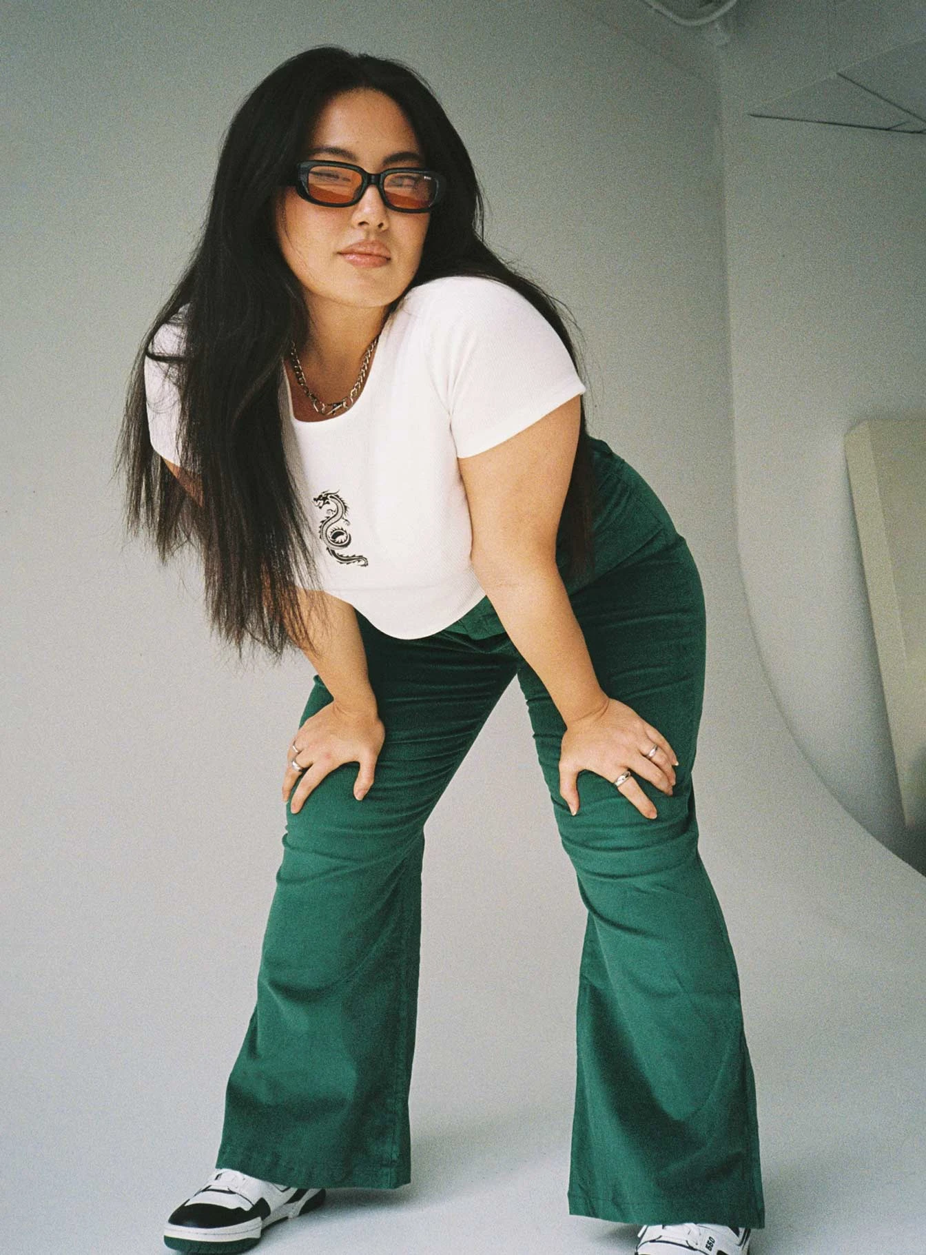 Nadia Pants Green Curve 2 Nadia Pants Green Curve - Image 2