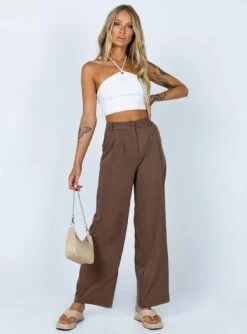 Archer Pants Brown Tall -Chic Clothing Shop 2 072c9275 21dd 4035 976c 014f88582738