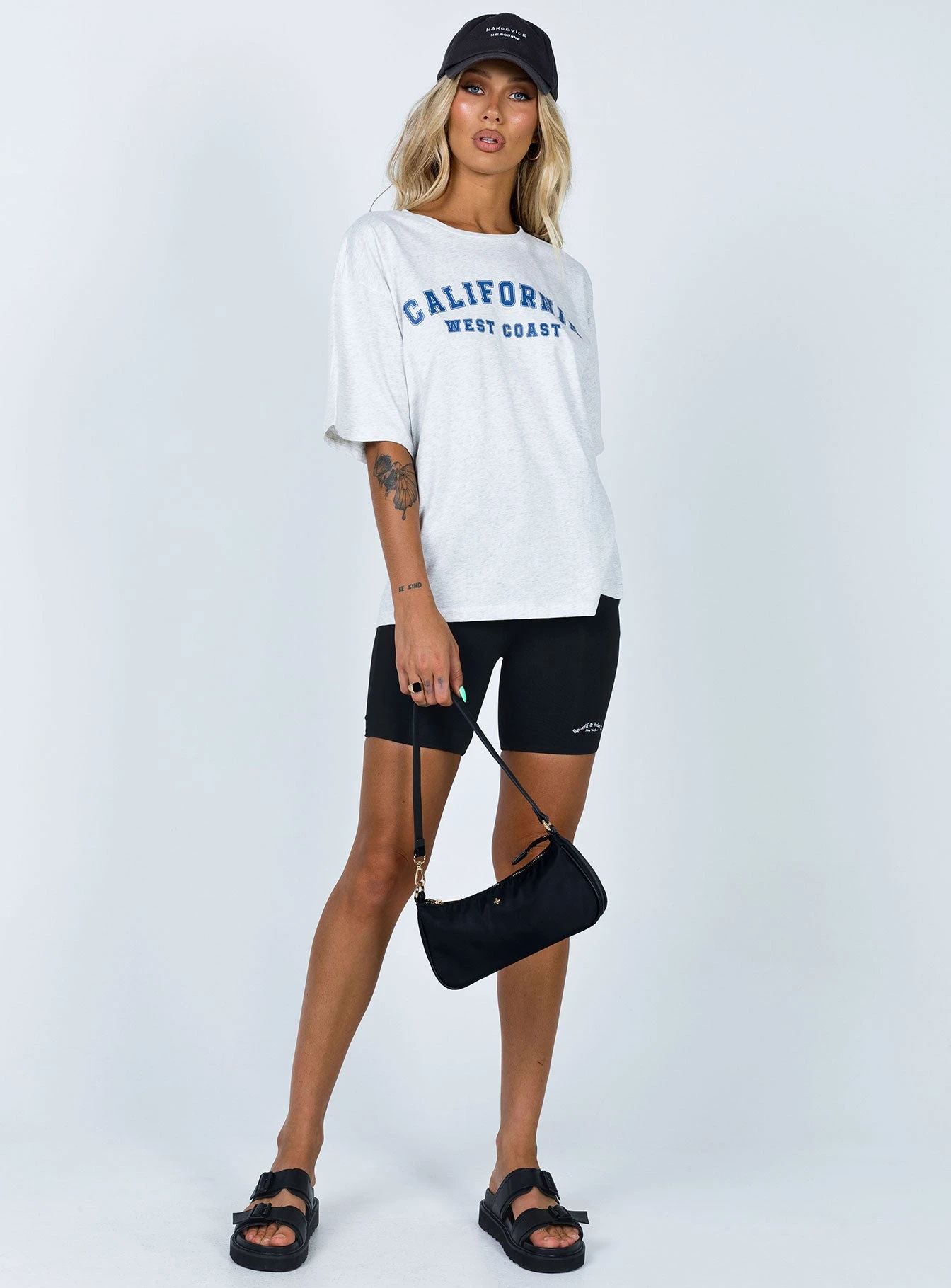 Princess Polly California Tee Grey 3 Princess Polly California Tee Grey - Image 3