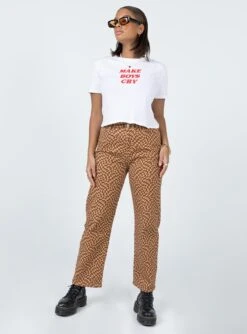 Motel Shrunk Tee White Make Boys Cry -Chic Clothing Shop 2 7b5c1b75 d5eb 4f36 90cb 5be4fc880494