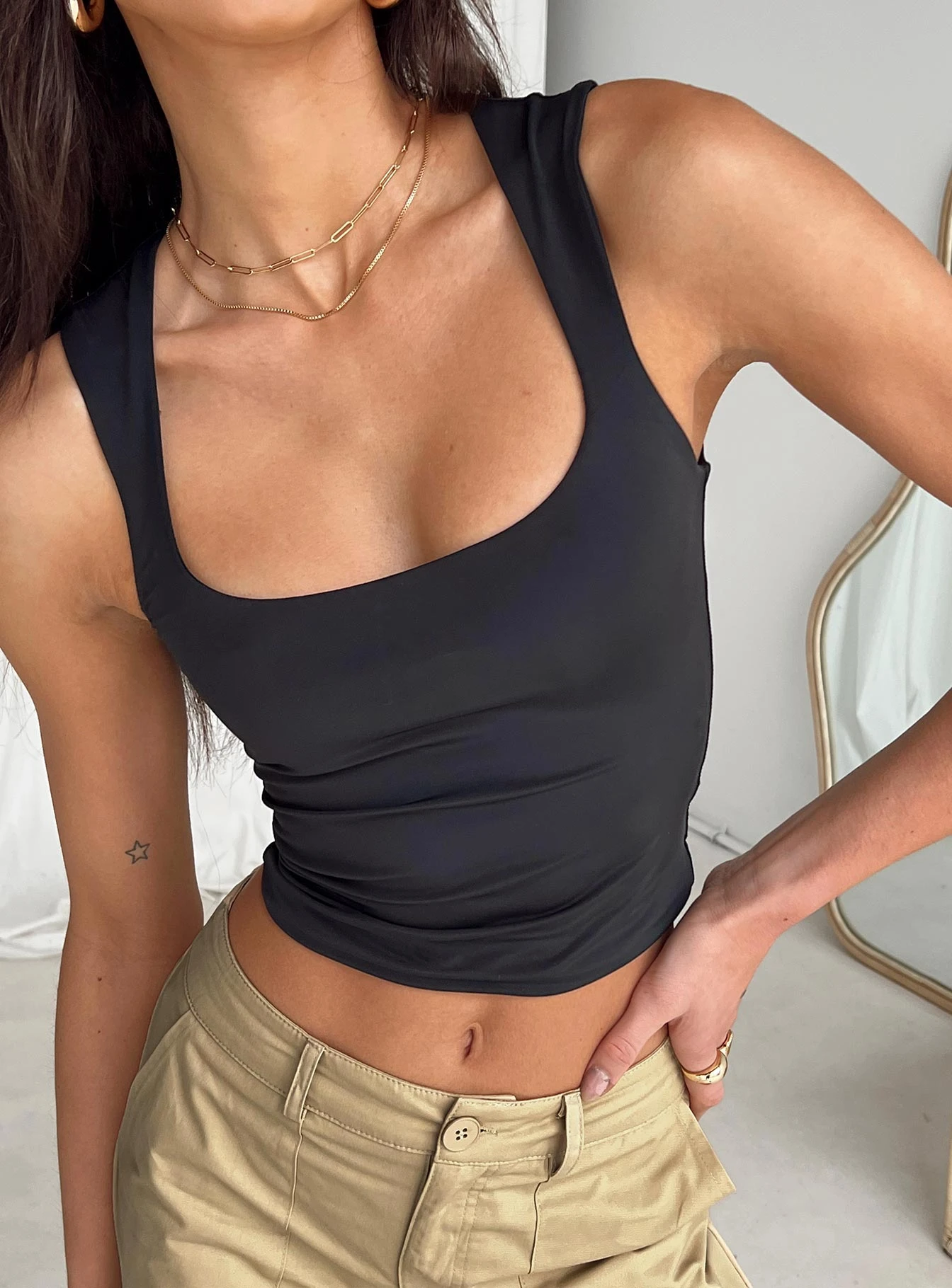 Zoe Top Black 3 Zoe Top Black - Image 3