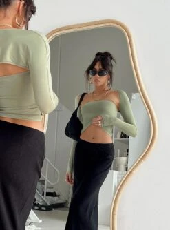 Moran Two Piece Bolero Top Sage -Chic Clothing Shop 3 modelinfo Josephine us2 a0e5feae aa94 477e 992e c2b025155aa6