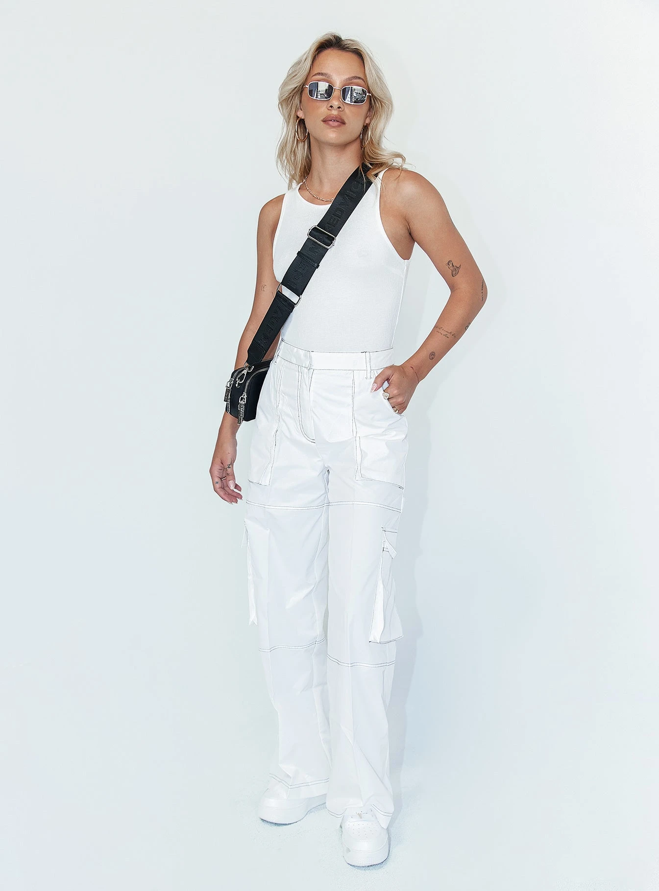 The Ragged Priest Driver Pant White 4 The Ragged Priest Driver Pant White - Image 4