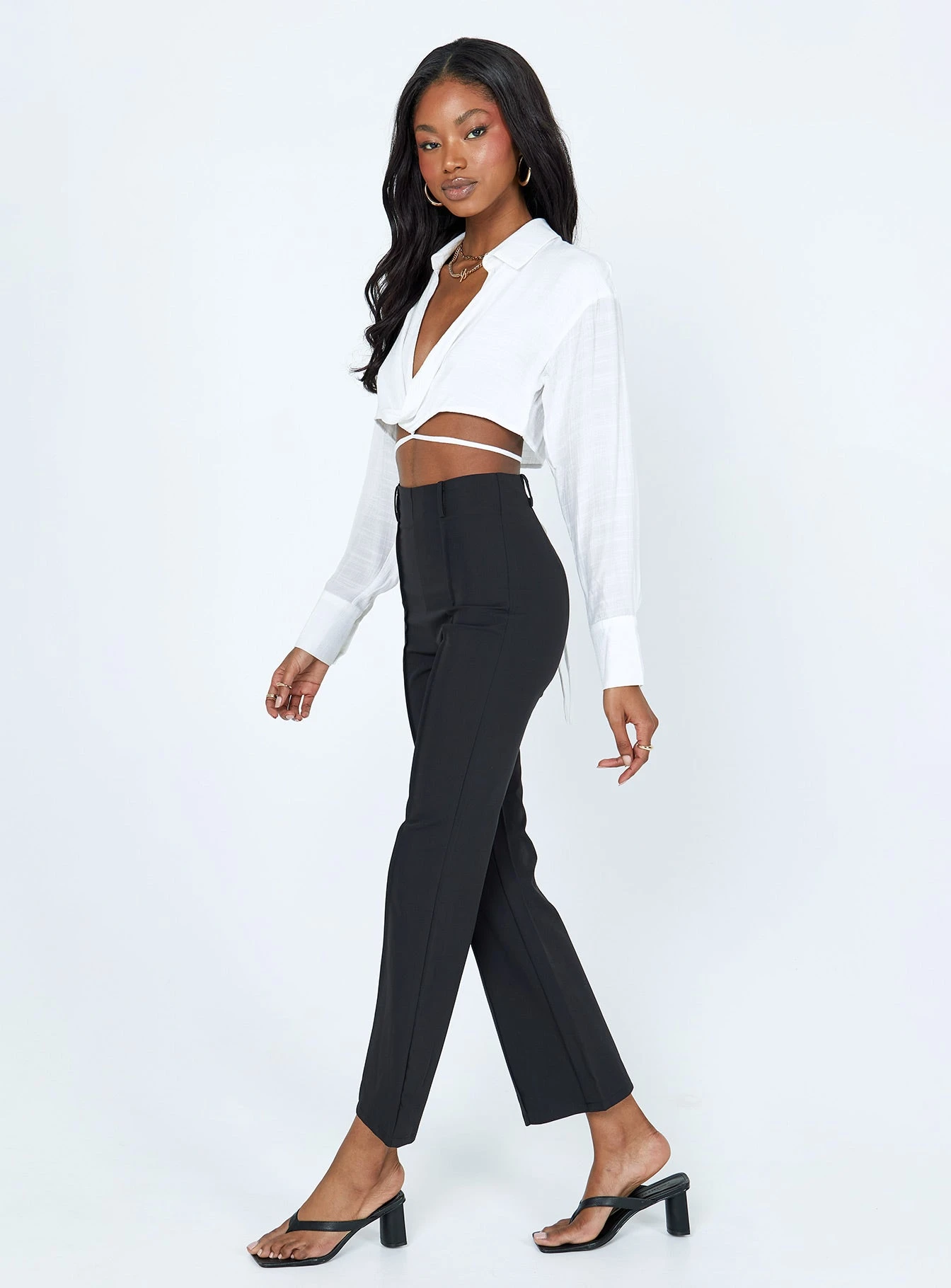 Princess Polly Tarana Pants Black 4 Princess Polly Tarana Pants Black - Image 4